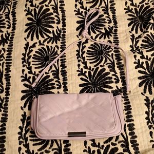 Lavender purple  faux leather handbag